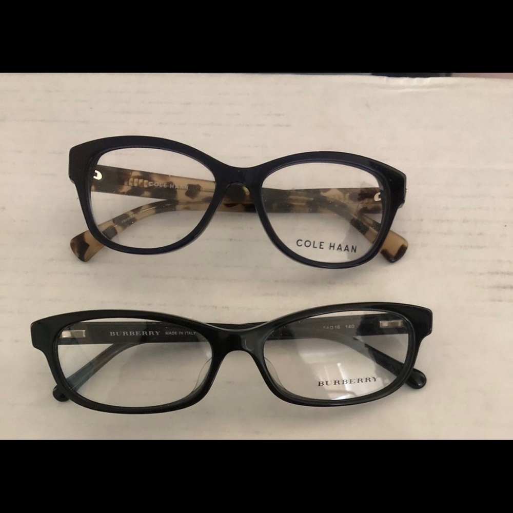 Prada, Burberry, Cole Haan, Persol Eyeglass Frames
